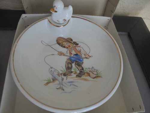 Assiette bouillie ancienne - assiette, à
