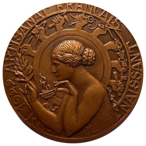 Médaille bronze art - art, déco