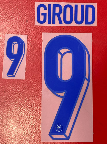 Flocage officiel giroud 9 - flocage, n°9