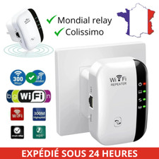 Amplificateur De Signal Repeteur Sans Fil Wireless Internet Booster Wifi 300Mbps