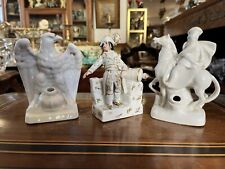 Lot de 3 PORTE-PLUME d’époque XIX ème PORCELAINE DE PARIS