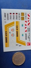 DECALCOMANIE DECALS  pompier ccf 2000 renault 150  1/43