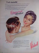 PUBLICITÉ SPÉCIFIEZ BIEN VITABRILL SOUPLE OU FIXANT VITAPOINTE BRILLANT