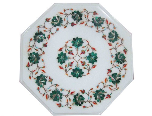 Marble table top semi - 12'',