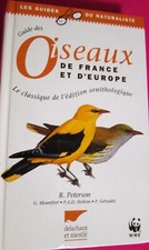 Guide des oiseaux de France et d'Europe R. Peterson (comme neuf A6)