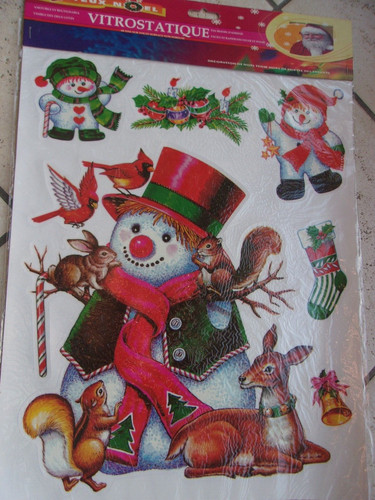 Décoration noël sticker - de,