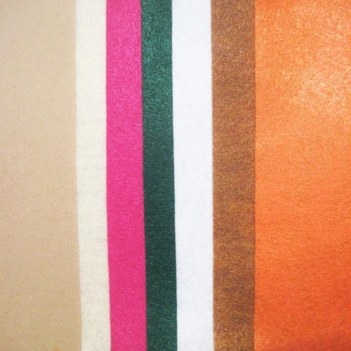 Feutrine couleurs 9 x - 6,