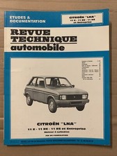 Revue Technique CITROEN LNA 11 E RE RS et Entreprise jusqu’à fin de Fabrication