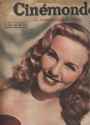 Cinémonde 622 deanna - n°,
