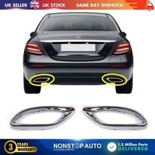 2X Échappement Embouts Contour Garniture Gauche et Droite Pour Mercedes A B C E