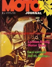 MOTO JOURNAL  101 JUPITER 350 IJ KAWASAKI Z900 Z1 Barry SHEENE MONARK Salon 1973