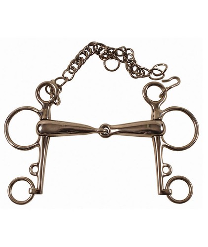Pelham articulé acier - articulé,