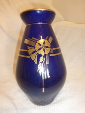 Vase art deco faience - vase, tours