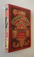 JULES VERNE , Hetzel , L'invasion de la mer , Le phare du bout du monde . BE .