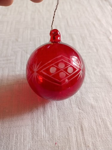 Ancienne boule noël en - ancienne,