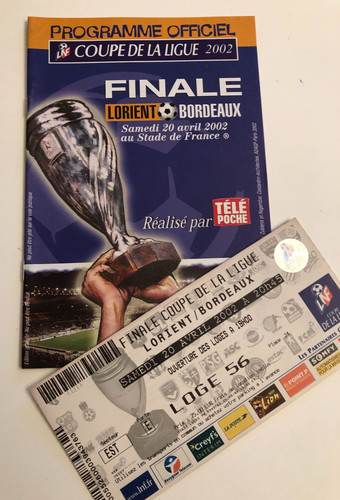 Programme ticket fc - ticket, ))