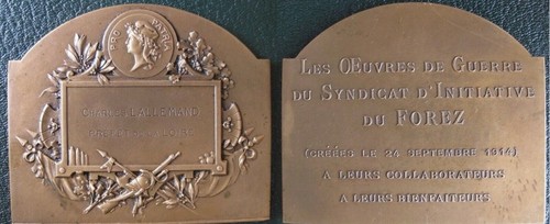 Médaille œuvres guerre du - Œuvres, de