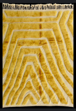 Tapis bérbère jaune haute - tapis,