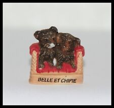 FÈVE "2 CHIOTS BELLE ET CHIPIE D'APRÈS LA SÉRIE CHIOTS ET CHATONS MATE " -NEUF