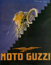 Affiche Moto Guzzi Moto