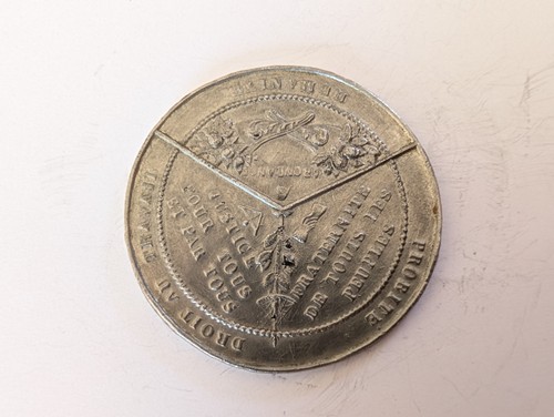 Médaille iie république - mÉdaille,