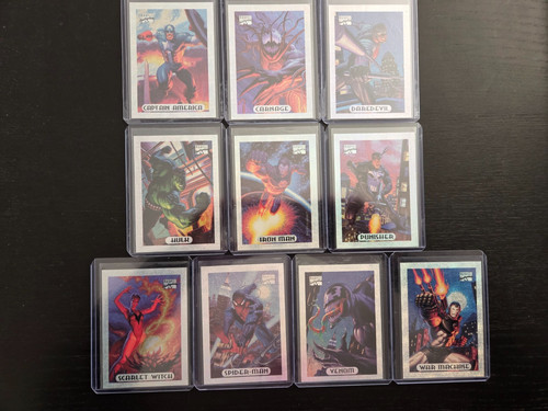 1990 marvel universe set - universe,