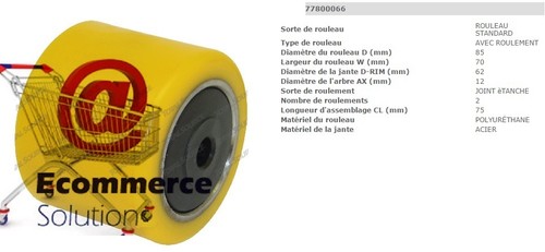 Galet 50454245 roue - 1,