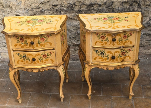 Ancienne table chevet - table, de
