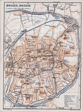 BE Bruges Brugge 1910 pt. plan