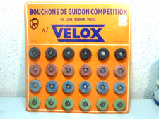 NOS Velox bar end plugs Rubber screw type *1 set CHOOSE COLOR NOS