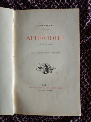 Aphrodite pierre louys - pierre,