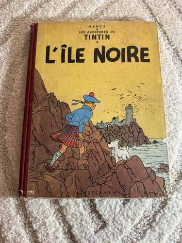 Tintin ile noire de 1954 - l'ile,
