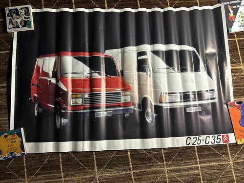 Affiche pub citroën c25 c35 - c25,