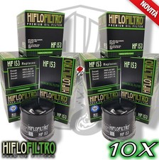 Set 10 Filtres Filtre à Huile Hiflo HF153 Ducati 400 Monster Dark 2005