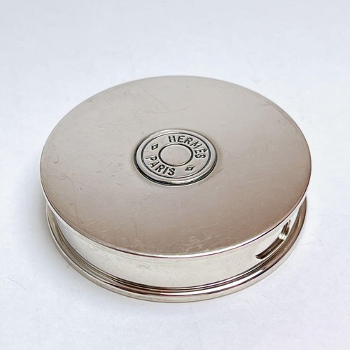 étui pilules rond hermes - pilules,