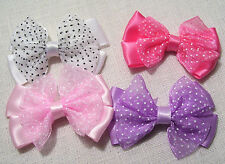 LOT de 2 GROS NOEUDS en RUBAN