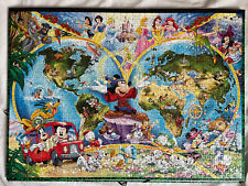 Jeu Puzzle 1000 pièces MICKEY Le Monde de DISNEY mappemonde RAVENSBURGER 2008