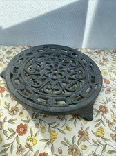 Ancien Dessous De Plat En Fonte Rond Decotec Deco Table Cuisine 