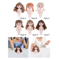 8 "Bjd Girl Doll Hair Soft 3D