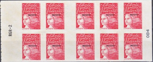 Timbre mayotte carnet 61a - timbre,