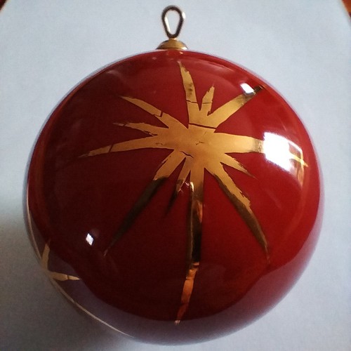 Boule noël émaux - de,