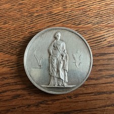 Médaille en argent du Comice Agricole de Nogent Le Rotrou de 1883