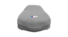 Housse de voiture grise pour Bmw Classe M4 anti-poussière coupe-vent peignoir...