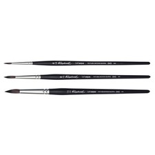 3 pinceaux ronds Softaqua