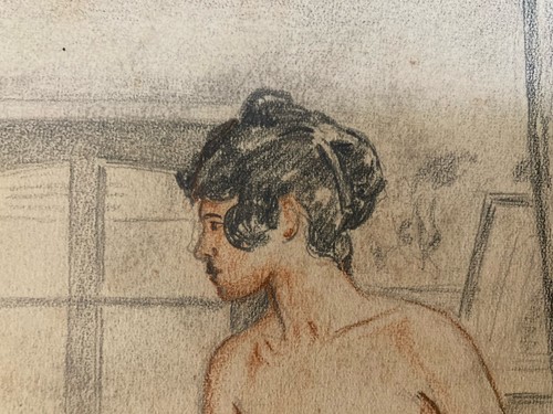 Ancien dessin crayon - ancien,