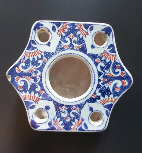 Encrier faïence hexagonal - encrier,
