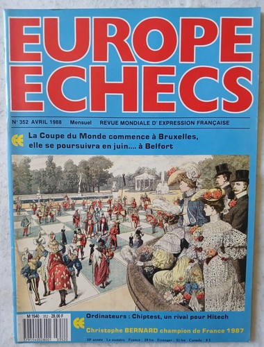 Revue europe echecs 352 - revue, n°352-