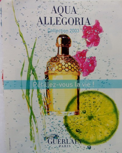 Publicite papier parfum - publicite,