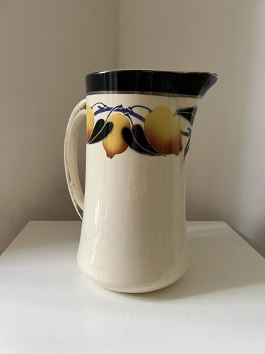 Beau pichet broc - décor, citron