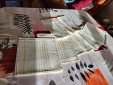 8 anciennes serviettes de table Georges MOUTET  47*47 CM LINGE BASQUE avant 1941